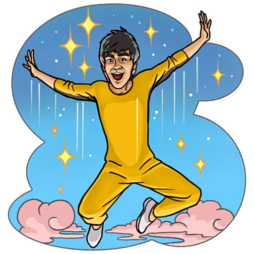 Bruce Lee emoji 😆