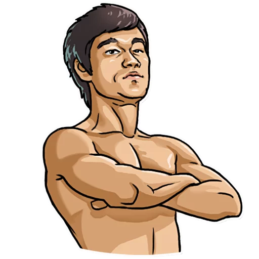 Емодзі Bruce Lee 😐