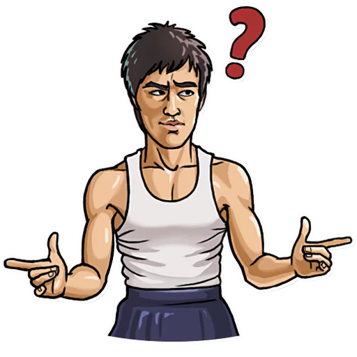 Telegram Sticker «Bruce Lee» 