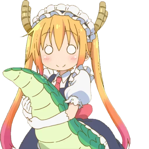 Эмодзи Maid Dragon 👀