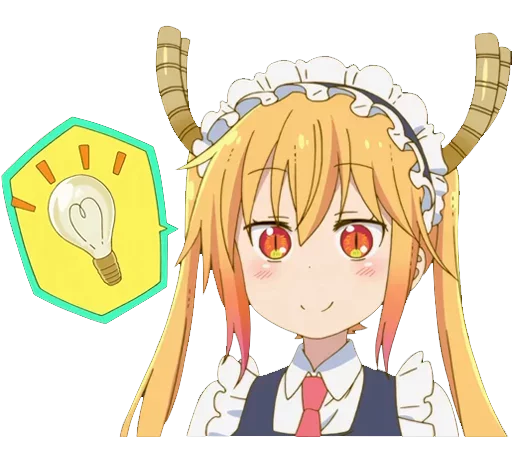 Maid Dragon emoji 💡