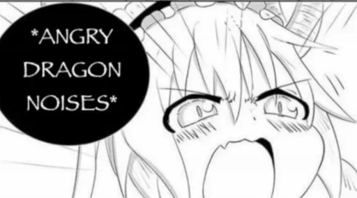 Maid Dragon emoji 😡