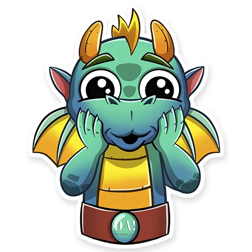 Telegram stikerlari Dragon 