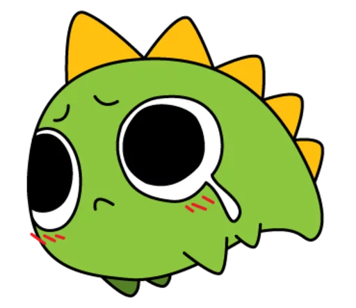 Dragonbot Jr emoji 😥