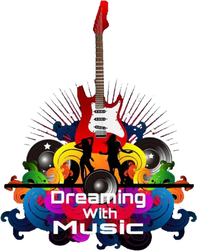 Стикер Dreaming With Music 🎸