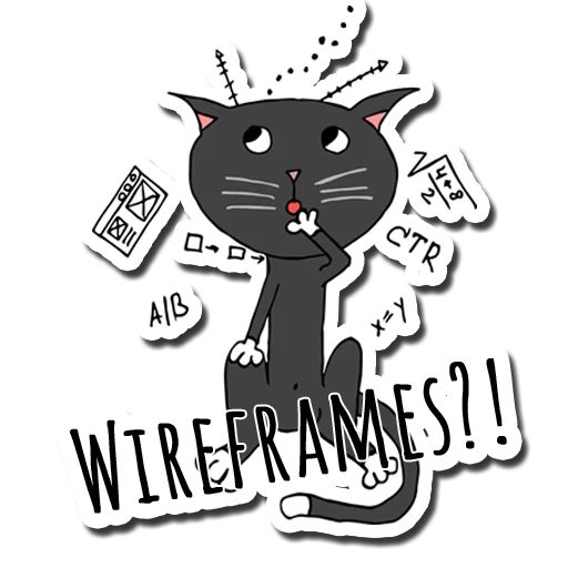Telegram Sticker «Коты десигнеры» 📐
