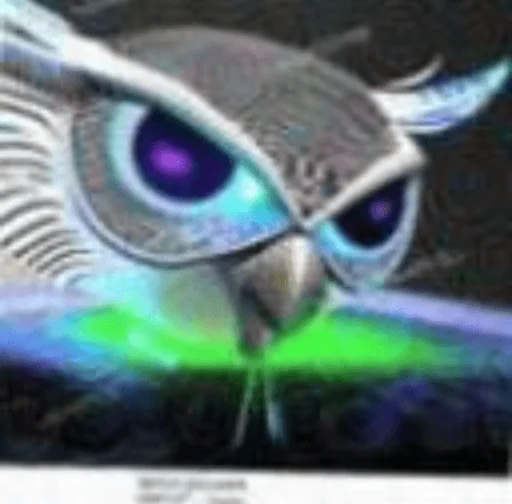 Dubstep Owl stiker 😎