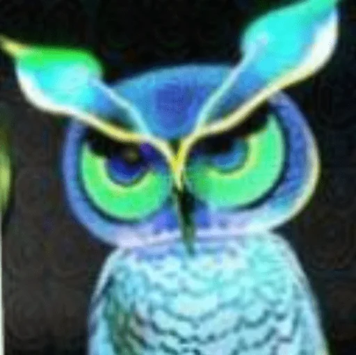 Dubstep Owl sticker 🫤