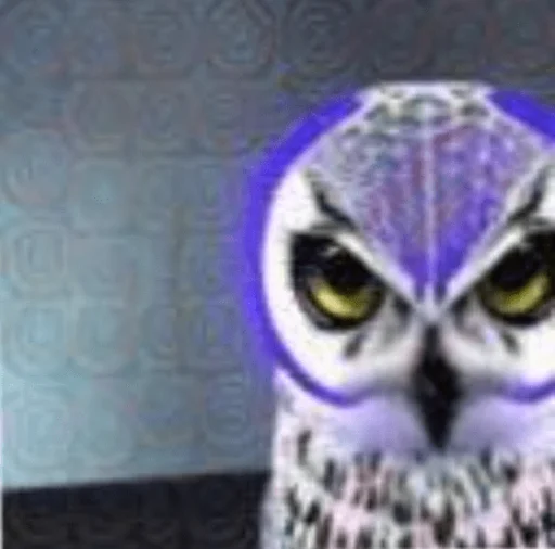 Dubstep Owl stiker 👽