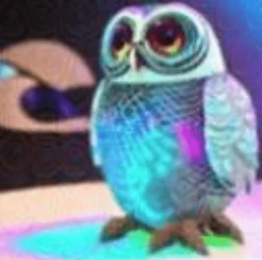 Dubstep Owl stiker 🤩