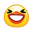 Стикер Duck Emoji  😁