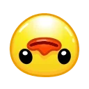 Duck Emoji stiker 🙃