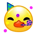 Стікер Duck Emoji  🥳