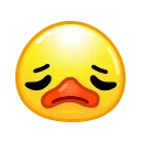 Duck Emoji stiker 😞