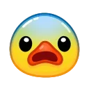 Duck Emoji stiker 😨