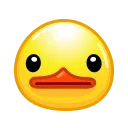 Стикер Duck Emoji  😐