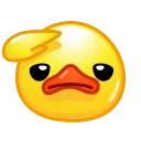 Стикер Duck Emoji  🫡