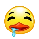 Стикер Duck Emoji  🤤
