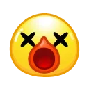 Стікер Duck Emoji  😵
