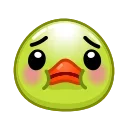 Стікер Duck Emoji  🤢