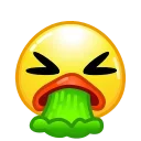 Duck Emoji stiker 🤮