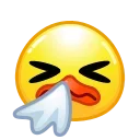 Стікер Duck Emoji  🤧
