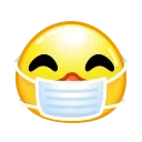 Стикер Duck Emoji  😷