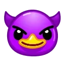 Duck Emoji stiker 😈