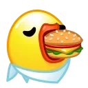 Duck Emoji stiker 🍔