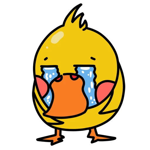 Duck from China emoji 😭
