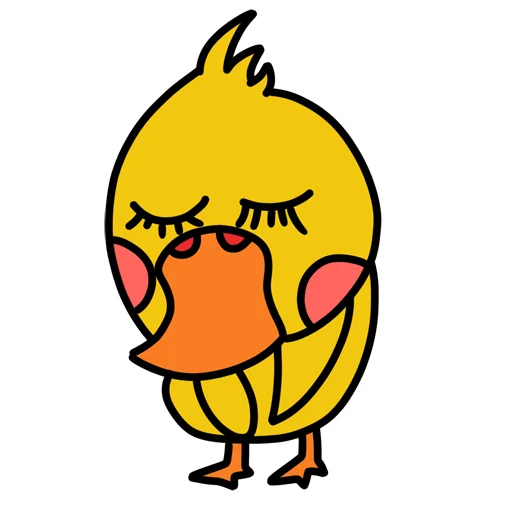 Duck from China  stiker 😔