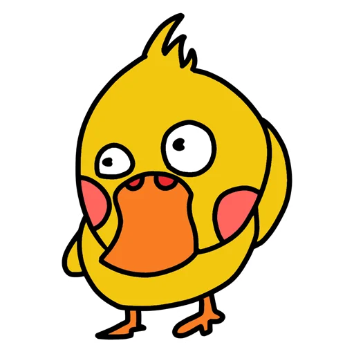 Duck from China emoji 🧐
