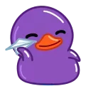 Эмодзи Duck Purple ✈️