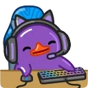 Duck Purple emoji 🎮