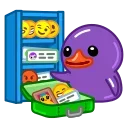 Duck Purple emoji 🗄