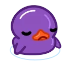Эмодзи Duck Purple 😔