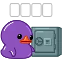 Duck Purple emoji 🗄