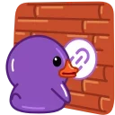 Duck Purple emoji 🥳