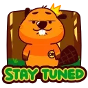 Duelist King Beaver King sticker 😐