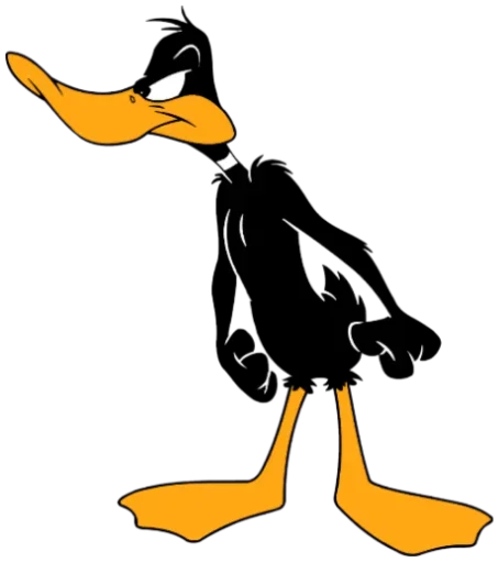 Duffy Duck emoji 🤨