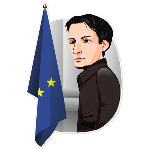 Telegram stiker «Pavel Durov» ??