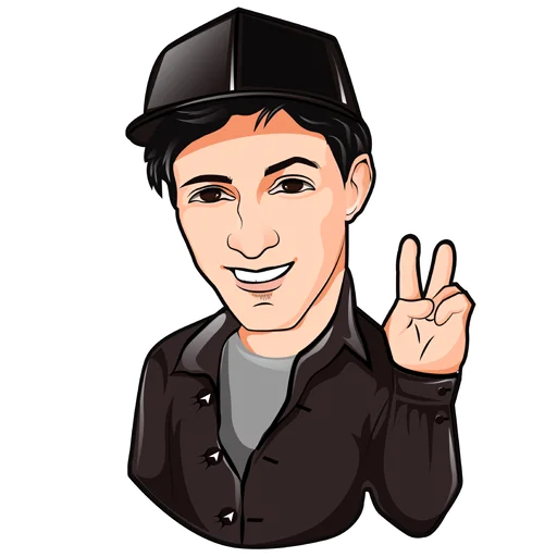 Стікер Telegram «Pavel Durov» ✌️