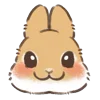 Telegram emoji Dwarf Bunny
