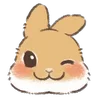 Dwarf Bunny emoji 😉