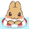 Dwarf Bunny emoji 🛟