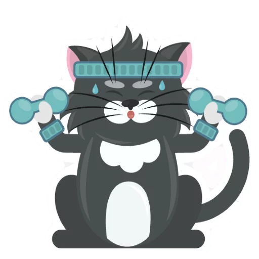 Dark Cat emoji 😝