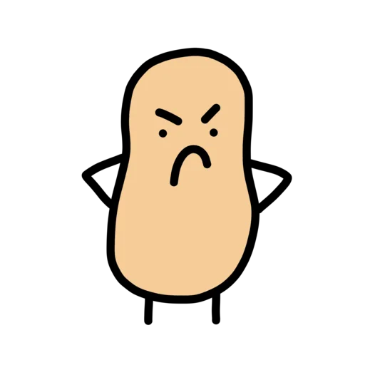 doodlingpotatoes 🥔 emoji 😡