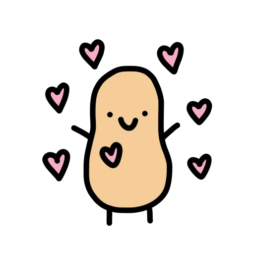 doodlingpotatoes 🥔 stiker 🥰