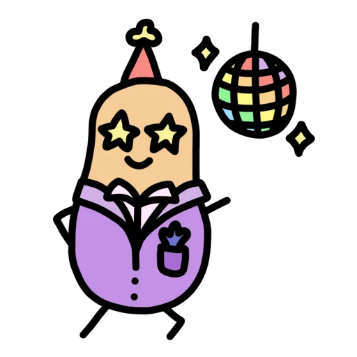 doodlingpotatoes 🥔 emoji 🤩