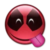 Telegram emoji «Deadpool» 😋